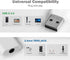 USB to 3.5mm Audio Jack Adapter, with TRRS 4-Pole Mic-Supported USB to Headphone AUX Adapter Compatible with Headset Windows, Desktops, Laptop, MA...