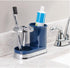 mDesign Decorative Bathroom Dental Storage Organizer Holder Stand for Electric Spin Toothbrush/Toothpaste - Compact Design for Countertop and Vani...