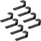 8 Pack Bunk Bed Ladder Hooks, Inside Width 1" Vinyl Coated Iron Heavy Duty Hook Brackets for Bed Decoration Tool with 2 Size Mounting Screws, 2.75...