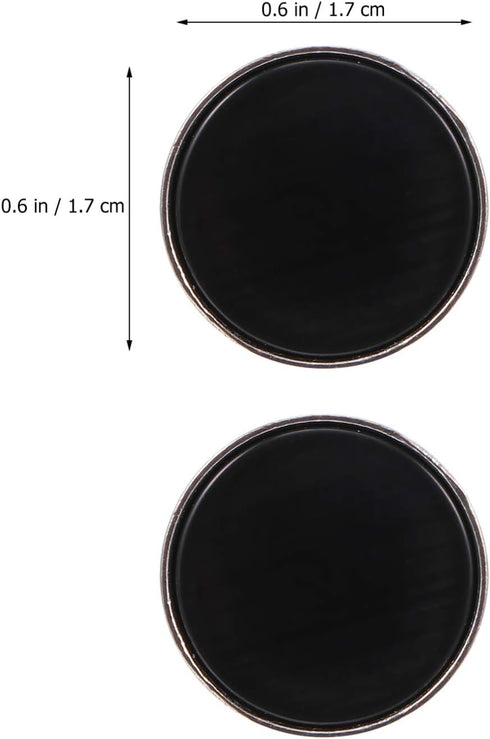 EXCEART 12pcs No Sew Instant Buttons Jean Button Pins Detachable Replacement Jeans Thin Waist Buttons Snap Tack Button for Extend Reduce Pants Wai...