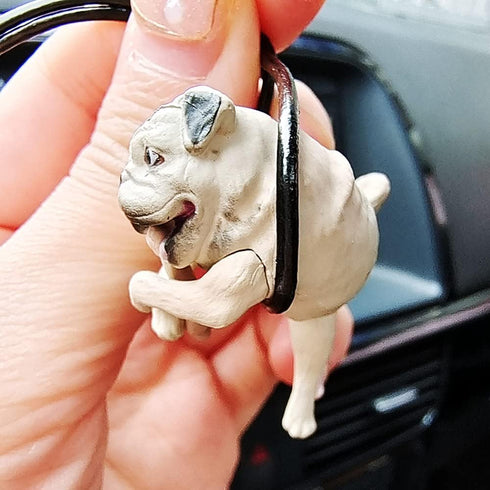 Swinging Dog Car Hanging Pendant Funny Animal Car Rearview Mirror Hanging Charms Ornament Swing Bulldog Auto Interior Accessories Gift Home Decor...