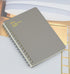 Yansanido Spiral Notebook, 8 Pcs 4 Color A6 Size Thick Plastic Hardcover 7mm College Ruled Paper 80 Sheets (160 Pages) Journal for School and Offi...