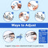 Prong Training Collar for Dogs, Adjustable Dog Pinch Collar with Quick Release Buckle, Dog Collar for Small Medium Large Dogs, Extra 2 Links and C...