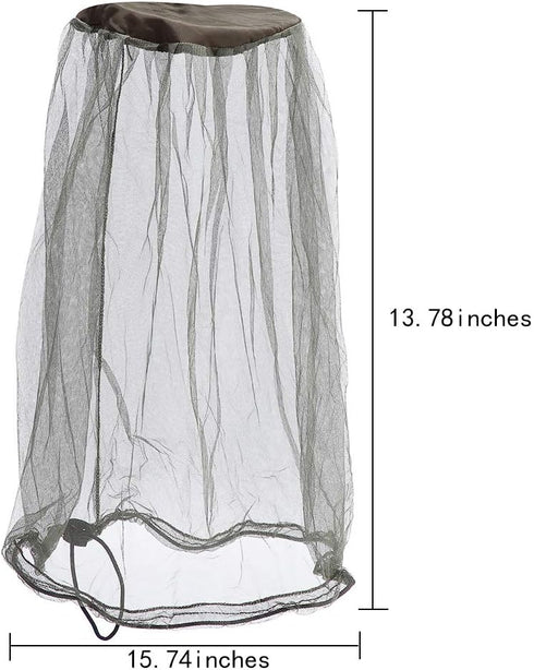 2 Mosquito Head Net with Carry Bag...