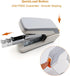 Deli Effortless Standard Desktop Stapler, One Finger Touch Stapling, Easy to Load Ergonomic Stapler, 25 Sheet Capacity, Includes 1000 Staples and ...
