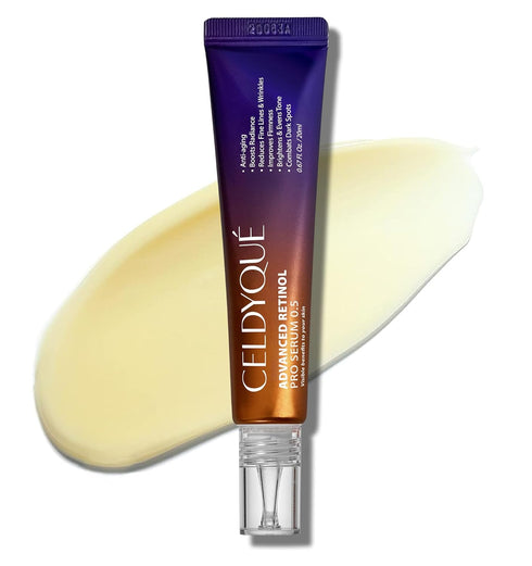 Advanced Retinol Pro Serum 0.5 w/Centella Asiatica 66% Anti-Aging Radiance-Boosting & Skin-Smoothing Cream w/Retinal Complex, Niacinamide & Hyalur...