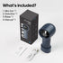Rican Portable Fan, Mini Handheld Fan, Personal Fan 1-100 Speed, Digital Display Turbo Fan, Battery Operated Fan, Small Pocket Fan for Travel/Outd...