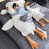 19.5 Inches Goose Stuffed Animal Stuffed Goose Plush White Swan Throw Pillow Toy (White, 19.5")...