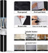 LACHEERY Glossy Black Contact Paper for Cabinets Shiny Peel and Stick Wallpaper Black Kitchen Cabinet Contact Paper Peel and Stick Black Removable...