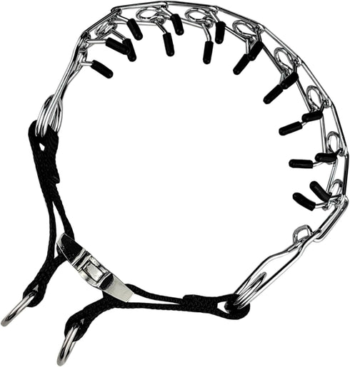 New Prong Dog Collar Metal Prong Dog Training Dog Collar with Metal Quick Release Pet Collar for Dogs Large Size...