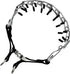 New Prong Dog Collar Metal Prong Dog Training Dog Collar with Metal Quick Release Pet Collar for Dogs Large Size...