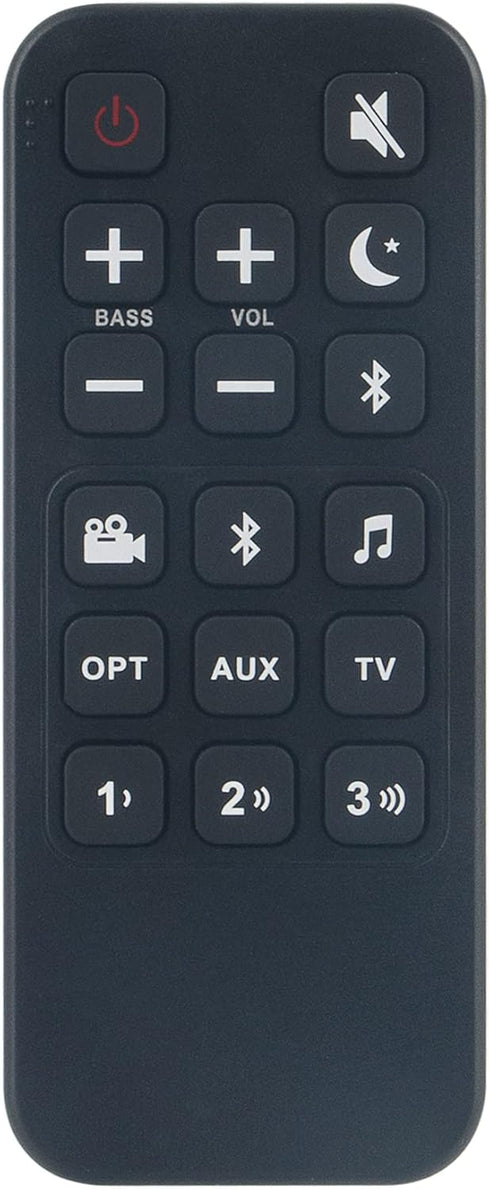 Replacement Remote Control fit for Polk Audio Sound Bar Signa S1 Signa S2 Signa S3 RE6214-1 Soundbar RTRE62141 RE6214-1 RE62141 Signa SIGNAS1 S2 S...