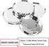 RTRHINOTUNING 63mm Wheel Center Caps for Dodge Dakota Ram 1500 Durango 4 Pack OD 63mm ID 57mm Hub Caps...