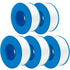 5 Rolls Premium Plumbers Tape, Teflon Tape, Plumbing Tape, Thread Seal Tape for leaks, PTFE Tape, Shower Head, Waterproof Pipe Sealant Tape, Water...