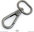 CRAFTMEMORE Snap Hook Swivel Push Gate Lobster Clasps Fashion Clips Purse Making FS10 Pack of 10 (Gunmetal, 3/4 Inch)...