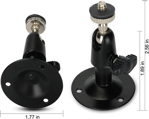 SERMICLE Security Wall Mount for Stick Up Cam Wired/Batter, Metal Security Camera Bracket for Oculus Sensor,Arlo, Arlo Pro, 360° Rotation 1/4" Scr...
