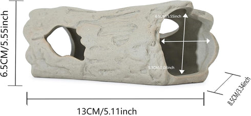 ALEGI Aquarium Rock Smooth Cave Decor for Shrimp Cichlid Hiding Breeding Betta Tunnel Decorations...