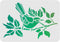 FINGERINSPIRE Bird Tree Branches Stencils Wall Decoration Template 29.7x21cm/11.6x8.3 inch Plastic Bird Drawing Painting Stencils Rectangle Reusab...