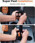 APPS2Car Cup Holder Phone Holder Mount for Car 2-in-1 Fast-Squeeze Installation Save Space Adjustable Height One-Hand Operation fits F-150 Model Y...