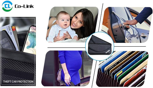 Co-link Cell Phone Anti-tracking Anti-spying GPS Rfid Signal Blocker Pouch Case Bag Handset Function Bag (Black)...