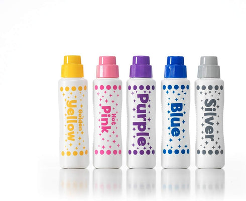 Do A Dot Art! Markers 5-Pack Shimmer Washable Paint Markers, The Original Dot...