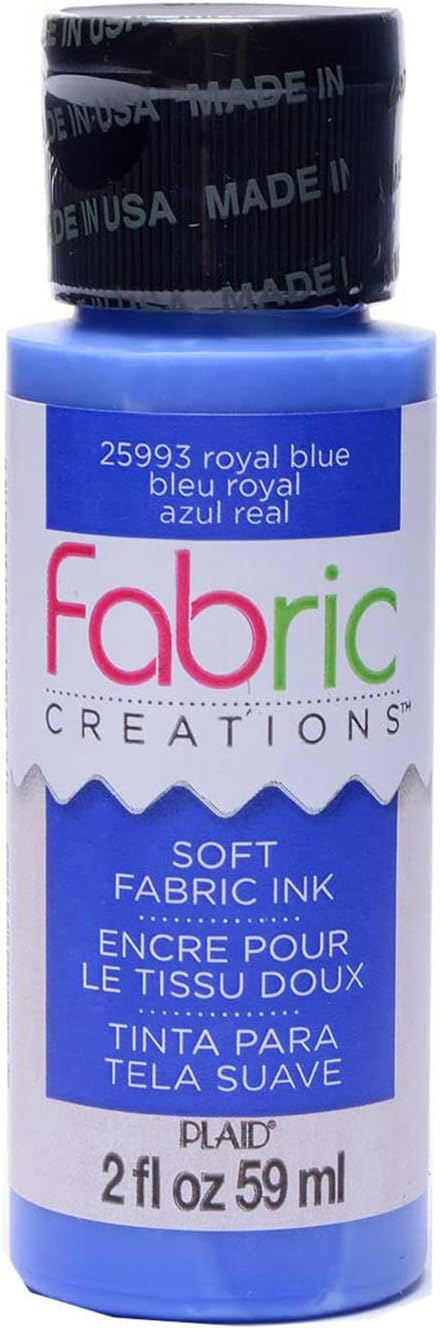 Fabric Creations Fabric Ink in Assorted Colors (2-Ounce), Royal Blue...