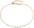 MEVECCO Women Gold Anklet Boho Delicate Handmade 18k Gold Plated Dainty Beach Pearl Foot Chain Ankle Bracelet Adjustable Wafer Anklet for Women AN...