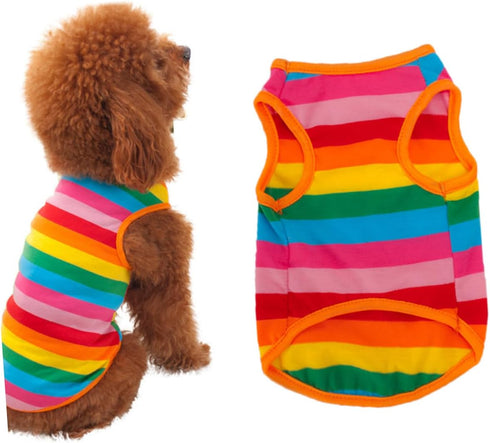 Live Aquarium Plants Dog Vest, Pet Dog Summer Striped Shirt, Dimensions Funky Dogs Clothes, Car Fish Tank Decorations, Blue Aquarium Gravel Shirts...