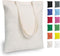 TOPDesign 5 | 12 | 24 | 48 | 192 Pack Economical Cotton Tote Bags, Lightweight Medium Reusable Grocery Shopping Cloth Bags, Suitable for DIY, Adve...