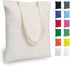 TOPDesign 5 | 12 | 24 | 48 | 192 Pack Economical Cotton Tote Bags, Lightweight Medium Reusable Grocery Shopping Cloth Bags, Suitable for DIY, Adve...