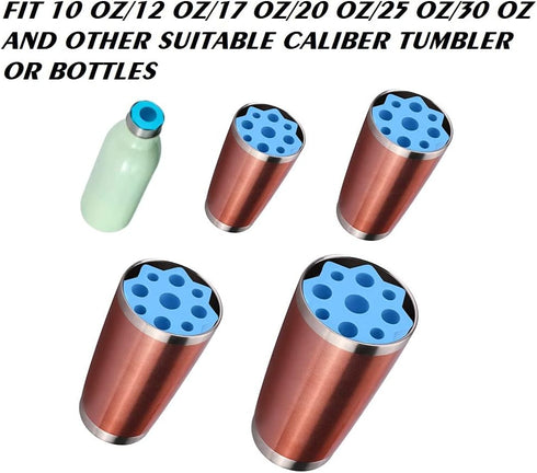 10PCS Cup Turner Foam Tumbler Spinner Tumbler Insert Foam Cup Spinner Sponge for 10oz to 40oz Tumblers Cups Water Bottles Work with 1/2 Inch PVC P...