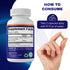 Vitamatic Saccharomyces Boulardii Probiotic 10B per Serving + Yeast Extract (MOS Yeast Fraction) 300 mg - 60 DR Capsules - Made in The USA...
