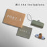 Mini Portable Charger, 5000mAh, Fast Charging Dual iPhone/Type-C Power Bank with Kickstand, On-The-Go Power Bank Essential for iPhone, Google, Sam...