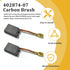 402874-07 Carbon Brush, Angle Grinder Cut Off Brush, Compatible with DeWalt Grinder DW840 Power Tools Angle Grinder Motor(Set of 2)...