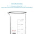 stonylab Glass Beaker, 1-Pack Borosilicate Glass Graduated Tall Beaker with Pouring Spout Lab Beaker, 1000 ml...