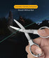 Folding Scissors,2 Pcs Keychain cissors, Safety Portable Travel Trip Scissors,Stainless Steel Telescopic Cutter Used for Home, Office, Fishing (Cr...