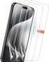 2Pack Upgraded Hydrogel Screen Protector For iPhone 15, Non-breakable Flexible TPU&Case Friendly Transparent Soft Protective Film (Not Tempered Gl...