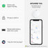 ATUVOS Smart Bluetooth Air Tracker 1 Pack, Keys Finder Works with Apple Find My (iOS only), Item Locator for Keys, Wallets, Bags, Luggage, Suitcas...