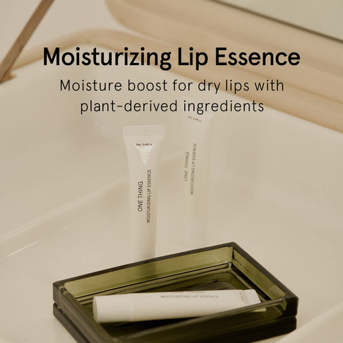 ONE THING Moisturizing Lip Essence 1 Count | Nourishing Soothing Moisturizing Hydrating Dry Rough Lips, Oil Butter Organic Plant Based Balm, Jojob...