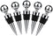 5 Pcs Wine Stopper Bottle Stopper Wine Saver, Yimerlen Silicone Vacuum Wine Bottle Corks, Reusable Wine Stopper Used for Bar, Holiday Party Keep W...