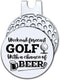 Weekend Forecast Golf with A Chance Golf Ball Marker with Magnetic Hat Clip, Funny Golf Accessories and Golf Gifts for Men Women Dad Mom Grandpa, ...