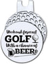 Weekend Forecast Golf with A Chance Golf Ball Marker with Magnetic Hat Clip, Funny Golf Accessories and Golf Gifts for Men Women Dad Mom Grandpa, ...