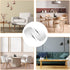 100PCS 13MM Nail-on Furniture Glide with Box Small Round Chair Glides Furniture Sliders for Hardwood...