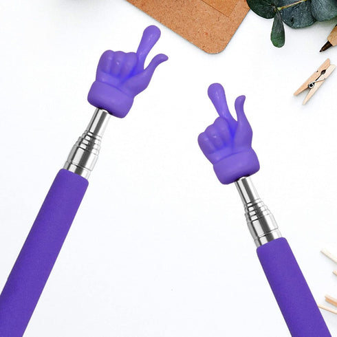 2 Pcs Telescopic Teacher Pointer Stick, Extendable Pointer Teacher Pointers for Classroom, Mini Retractable Hand Pointer Finger Pointer Stick Elem...