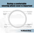 Pack-1 Car D Shape Steering Wheel Cover, Car Non-Slip Silicone Steering Wheel Protector Cover,Suitable for D Shape Flat Bottom Steering Wheel, All...