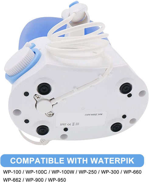 Oral Hygiene Accessories Water Hose Plastic Handle Compatible for Waterpik Oral Irrigator Wp-100 WP-900, Pack of 1 Handle/Hose...