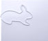 Bunny Rabbit Shaped Paper Clips Great for Paper Clip Collectors or Office Gift - Comes in Round Tin with Lid and Gift Box (White 100 Count)...