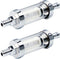 5/16 inch 9747 Inline Fuel Filter With Clear View Glass And Chrome (2)...