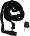 Bike Chain Lock with Key, 1.2m Bike Locks Anti-Theft Chain Lock Portable Lengthen Cycling Safety Locking Chain for Motorcycle Electric Scooter...