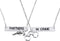 MJartoria Best Friend Necklaces Partners in Crime Engraved Friendship BFF Necklace for 2(Silver color3)...